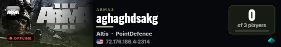 server live status badge