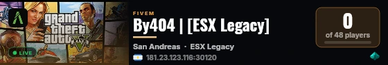 By404 | [ESX Legacy] live status badge