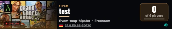 test live status badge
