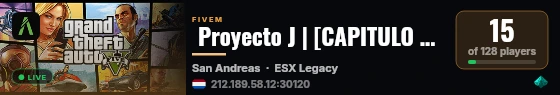  Proyecto J | [CAPITULO VII] live status badge