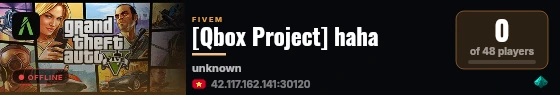 [Qbox Project] haha live status badge