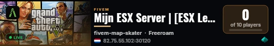 Mijn ESX Server | [ESX Legacy] live status badge