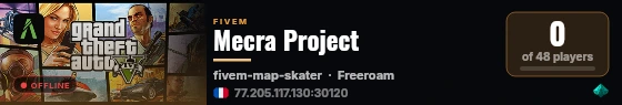 Mecra Project live status badge