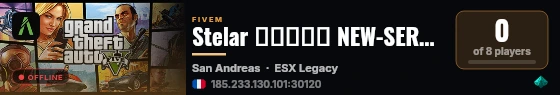 Stelar ◄━━━✦ NEW-SERVER ✦━━━►^0 live status badge