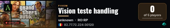 Vision teste handling live status badge