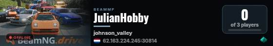 JulianHobby live status badge