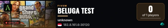 BELUGA TEST live status badge