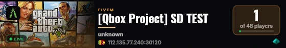 [Qbox Project] SD TEST live status badge