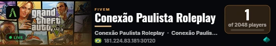 Conexão Paulista Roleplay live status badge