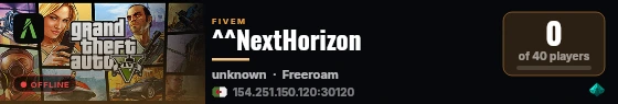 ^^NextHorizon live status badge