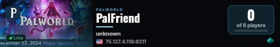 PalFriend live status badge