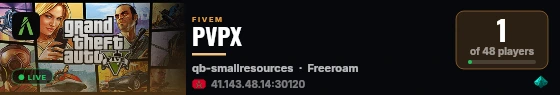 PVPX live status badge