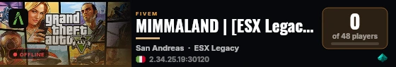MIMMALAND | [ESX Legacy] live status badge