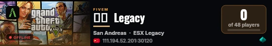 来福  Legacy live status badge