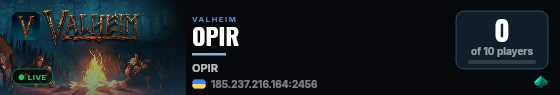 OPIR live status badge