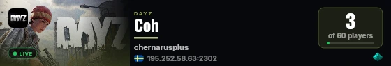 Coh live status badge