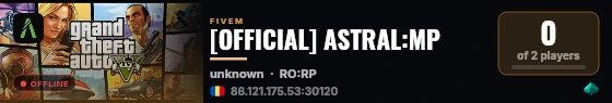 [OFFICIAL] ASTRAL:MP live status badge