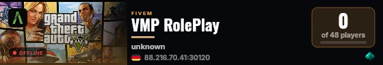 VMP RolePlay live status badge