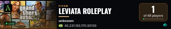 LEVIATA ROLEPLAY live status badge