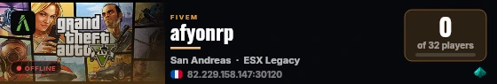 afyonrp  live status badge