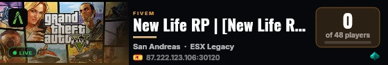 New Life RP | [New Life RP] live status badge