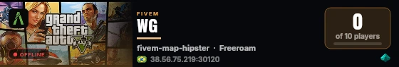 WG live status badge