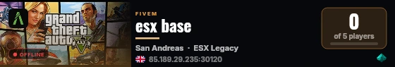 esx base live status badge
