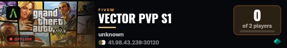 VECTOR PVP S1  live status badge