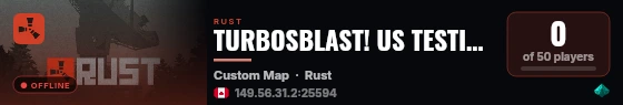 TURBOSBLAST! US TESTING & BUILD SERVER live status badge