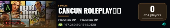 CANCUN ROLEPLAY🌈🌈 live status badge