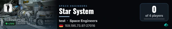 Star System live status badge
