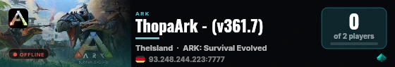 ThopaArk - (v361.7) live status badge