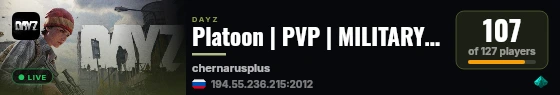 Platoon | PVP | MILITARY | BASE RAID live status badge