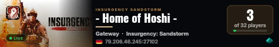 - Home of Hoshi - live status badge