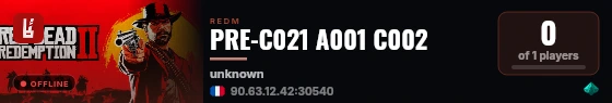 PRE-C021 A001 C002 live status badge
