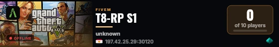 T8-RP S1 live status badge