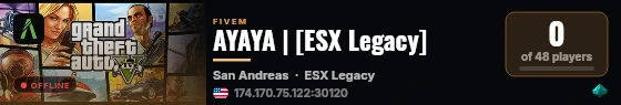 AYAYA | [ESX Legacy] live status badge