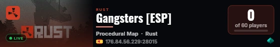 Gangsters [ESP] live status badge