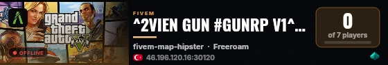 ^2VIEN GUN #GUNRP V1^0 | ^6discord.gg/viengun live status badge