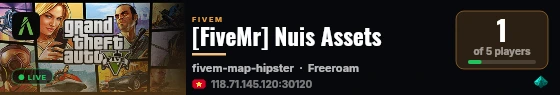 [FiveMr] Nuis Assets live status badge