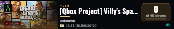 [Qbox Project] Villy's Space live status badge