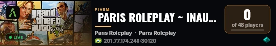  PARIS ROLEPLAY ~ INAUGUROU HOJE !!!  live status badge