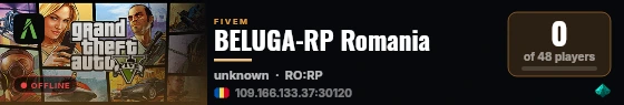 BELUGA-RP Romania live status badge