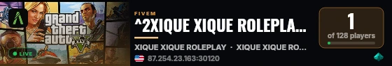 ^2XIQUE XIQUE ROLEPLAY O RETORNO^2 | DISCORD: https://discord.gg/rnVzBCJujn |  live status badge