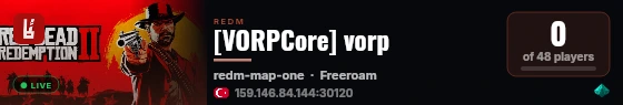 [VORPCore] vorp live status badge