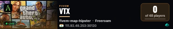 VTX live status badge