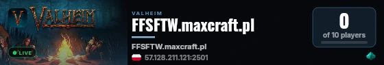 FFSFTW.maxcraft.pl live status badge