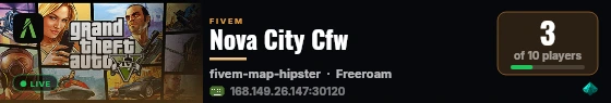Nova City Cfw live status badge