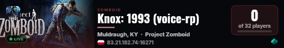 Knox: 1993 (voice-rp) live status badge