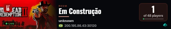 Em Construção live status badge